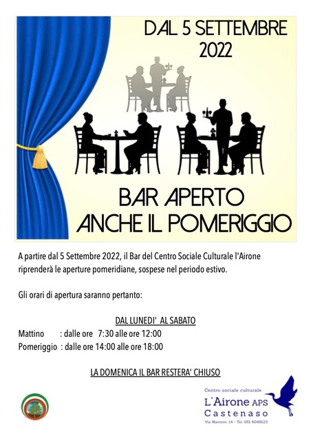 APERTURA POMERIGGIO 