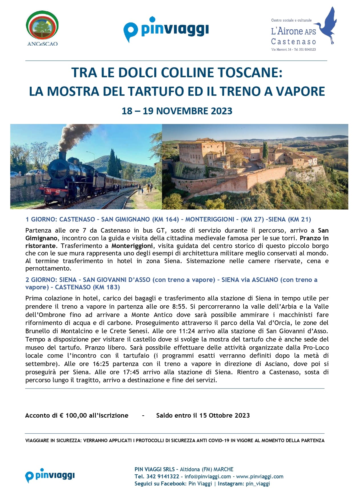 TRENO A VAPORE AIRONE NOVEMBRE 2023 SOSTITUISCE 2 3 DICEMBRE bacheca page 0001