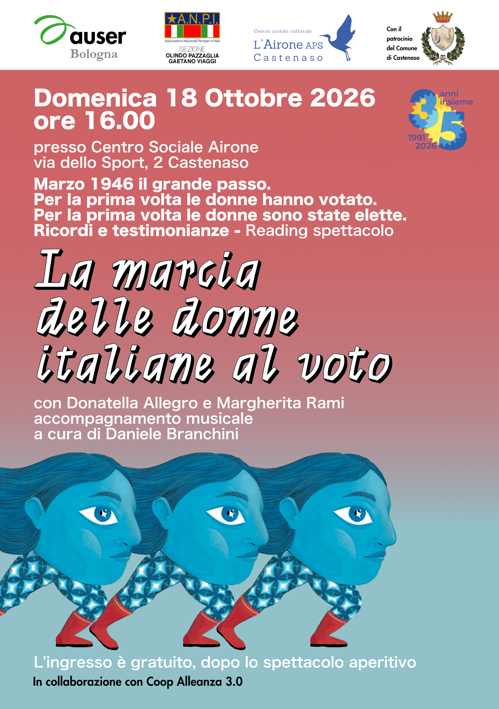 la marcia delle donne castenaso 1